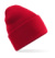 Originálná čiapka so širokou manžetou - Beechfield, farba - classic red, veľkosť - One Size