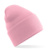 Originálná čiapka so širokou manžetou - Beechfield, farba - dusky pink, veľkosť - One Size