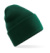 Originálná čiapka so širokou manžetou - Beechfield, farba - bottle green, veľkosť - One Size