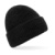 Pohodlná rebrovaná čiapka - Beechfield, farba - black marl, veľkosť - One Size