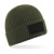 Módná čiapka s nášivkou - Beechfield, farba - military green/black, veľkosť - One Size