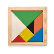 Drevené puzzle Tangram