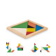 Drevené puzzle Tangram