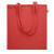 Nákupná taška z BIO bavlny, farba - červená