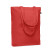 Plátená nákupná taška 270g, farba - červená