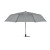 Vetruodolný dáždnik 27 palcov, farba - šedá