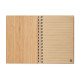 Bambus. krúžkový zápisník A5