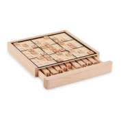 Drevená stolová hra sudoku