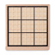 Drevená stolová hra sudoku