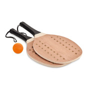 Súprava na plážový tenis z dreva