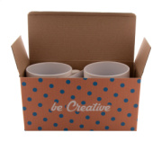 CreaBox Mug Double krabička na 2 hrnčeky na zákazku