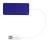 USB hub, farba - blue