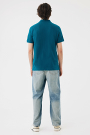 Polo tričko IQONIQ Yosemite z recykl. bavlny - Iqoniq – dark teal – náhľad 7