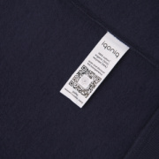 Mikina s kapucňou IQONIQ Yoho relaxed fit z recykl. bavlny - Iqoniq – námornícka modrá – náhľad 5