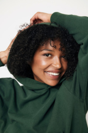 Mikina s kapucňou IQONIQ Yoho relaxed fit z recykl. bavlny - Iqoniq