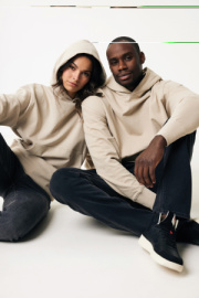 Mikina s kapucňou IQONIQ Yoho relaxed fit z recykl. bavlny - Iqoniq