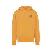 Mikina s kapucňou IQONIQ Yoho relaxed fit z recykl. bavlny - Iqoniq – sundial orange – náhľad 6