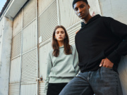 Mikina s kapucňou IQONIQ Yoho relaxed fit z recykl. bavlny - Iqoniq – iceberg green – náhľad 14