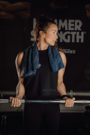 Športový uterák VINGA z GRS RPET 40x80cm - Vinga