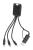 USB nabíjací kábel, farba - čierna