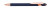 ELLA SOFT 2 guľôčkové pero kov, farba - modrá