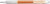 Guľôčkové pero Zaria, farba - orange