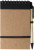 Kartónový zápisník Emory, farba - čierna