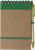 Kartónový zápisník Emory, farba - green