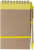 Kartónový zápisník Emory, farba - yellow