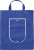Skladacia nákupná taška Francesca, farba - blue
