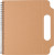 Kartónový zápisník Gianluca, farba - brown