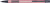 Kovové guľôčkové pero Aurora, farba - pink