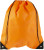 Batoh so sťahovacou šnúrkou Nathalie, farba - orange