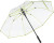 Golfový dáždnik FARE®-Pure - FARE, farba - transparent lime, veľkosť - 92