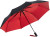 Mini dáždnik FARE®-Doubleface - FARE, farba - black/red, veľkosť - 31