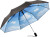 Mini dáždnik FARE®-Nature - FARE, farba - black/cloud design, veľkosť - 30