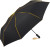 Nadrozmerný mini dáždnik FARE®-Seam - FARE, farba - black yellow, veľkosť - 31,8