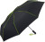 Nadrozmerný mini dáždnik FARE®-Seam - FARE, farba - black lime, veľkosť - 31,8