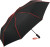 Nadrozmerný mini dáždnik FARE®-Seam - FARE, farba - black red, veľkosť - 31,8
