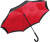 Dáždnik FARE®-Contrary - FARE, farba - black/red, veľkosť - 78