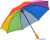 Bežný dáždnik FARE® 4Kids Skylight - FARE, farba - rainbow, veľkosť - 62