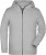 Detská mikina na zips, farba - grey heather, veľkosť - L