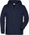 Detská mikina na zips, farba - navy, veľkosť - L