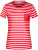 Dámske pásikavé tričko - J. Nicholson, farba - red/white, veľkosť - XS