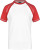 Pánske Raglan-T - J. Nicholson, farba - white/red, veľkosť - XL