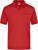 Polo Piqué Pocket - J. Nicholson, farba - red, veľkosť - S