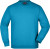 Round Sweat Heavy Junior - J. Nicholson, farba - turquoise, veľkosť - XL