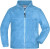 Full-Zip Fleece Junior - J. Nicholson, farba - light blue, veľkosť - XL