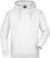 Mikina s kapucňou - J. Nicholson, farba - white, veľkosť - 3XL