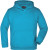 Detská mikina s kapucňou - J. Nicholson, farba - turquoise, veľkosť - XS